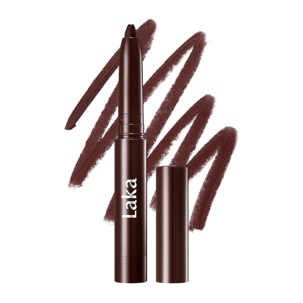 Laka Lip Liner Nude Lip Liner Rich Cream Glide Semi Matte Finish 01 Bare Memory K-Beauty