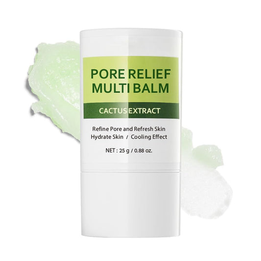 BETTENKO Cactus Pore Relief Multi Balm Stick Cooling DePuffing Face Minimizer Texture 088oz